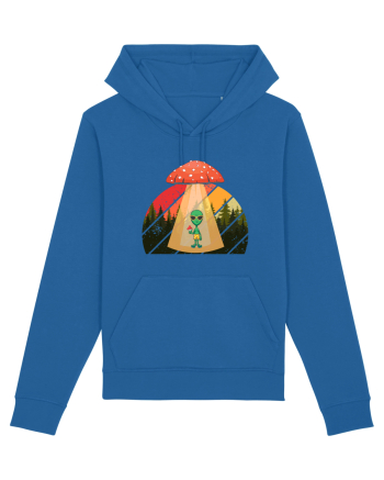 Psychedelic Mushroom Trippy Alien Royal Blue