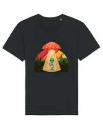Psychedelic Mushroom Trippy Alien Tricou mânecă scurtă Unisex Rocker