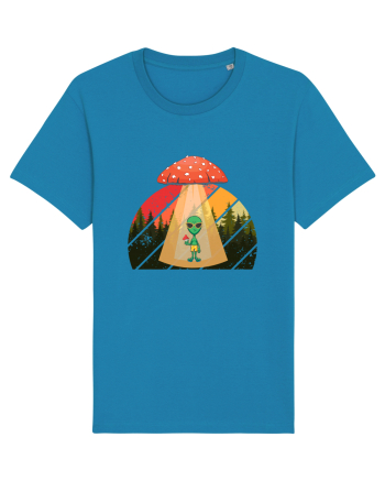 Psychedelic Mushroom Trippy Alien Azur