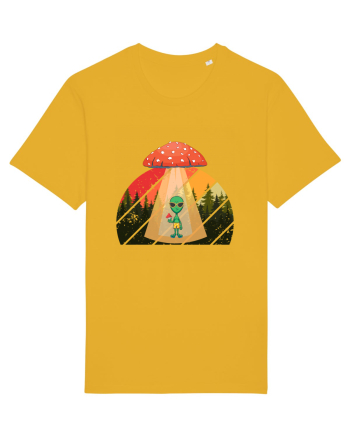 Psychedelic Mushroom Trippy Alien Spectra Yellow