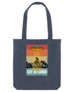 Retro Alien Get In Loser Ufo Sacoșă textilă