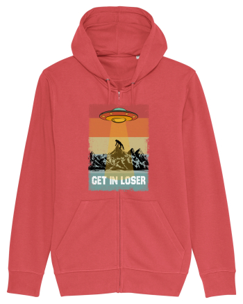 Retro Alien Get In Loser Ufo Carmine Red