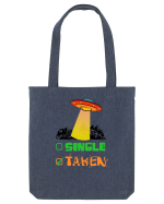 Single Taken Funny Alien Ufo Sacoșă textilă