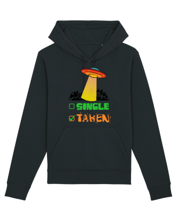 Single Taken Funny Alien Ufo Black