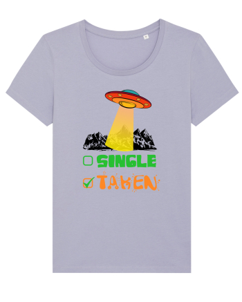 Single Taken Funny Alien Ufo Lavender