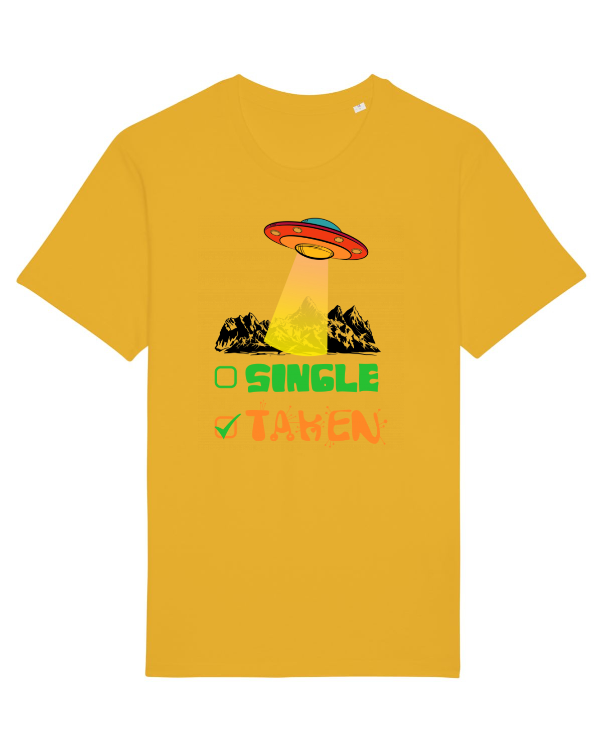Tricou mânecă scurtă Unisex Rocker Spectra Yellow