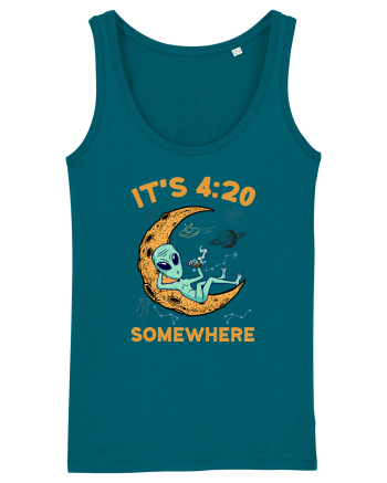 It's 4:20 Somewhere Weed Moon Alien Ocean Depth