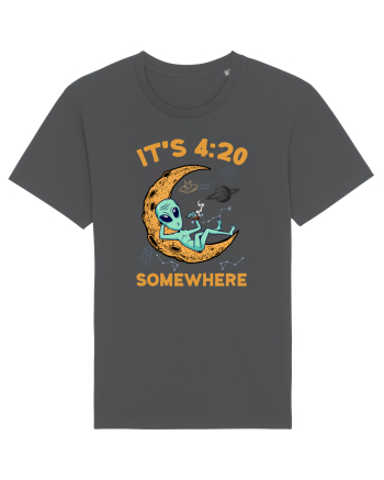 It's 4:20 Somewhere Weed Moon Alien Anthracite