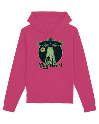 Stay Weird Alien UFO Bigfoot Raspberry