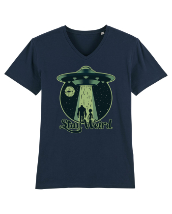 Stay Weird Alien UFO Bigfoot French Navy