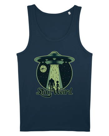 Stay Weird Alien UFO Bigfoot Navy