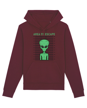 Storm Area 51 Funny Alien Escape Burgundy