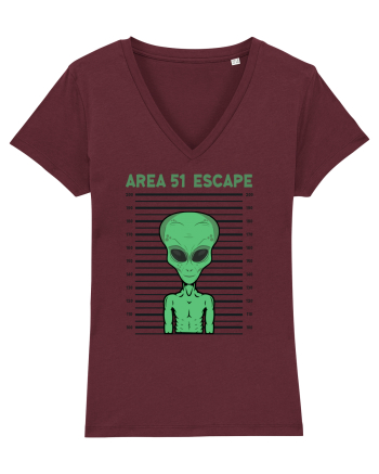 Storm Area 51 Funny Alien Escape Burgundy