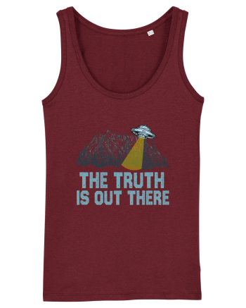 The Truth Is Out There Area 51 Alien Ufo Burgundy