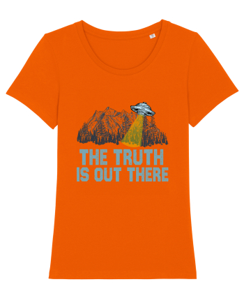 The Truth Is Out There Area 51 Alien Ufo Bright Orange