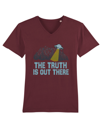 The Truth Is Out There Area 51 Alien Ufo Burgundy