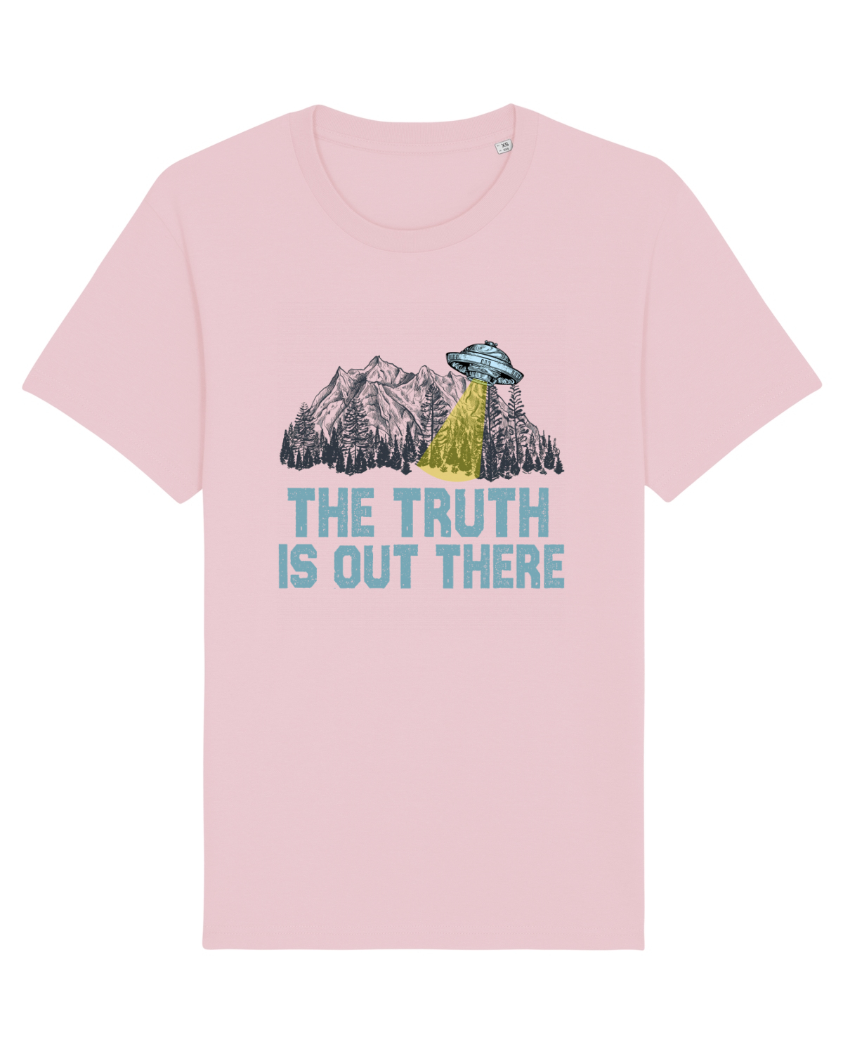 Tricou mânecă scurtă Unisex Rocker Cotton Pink