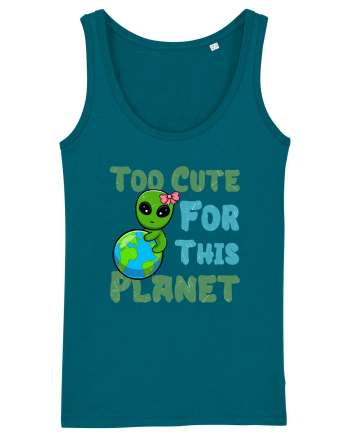 Too Cute For This Planet Ufo Alien Ocean Depth