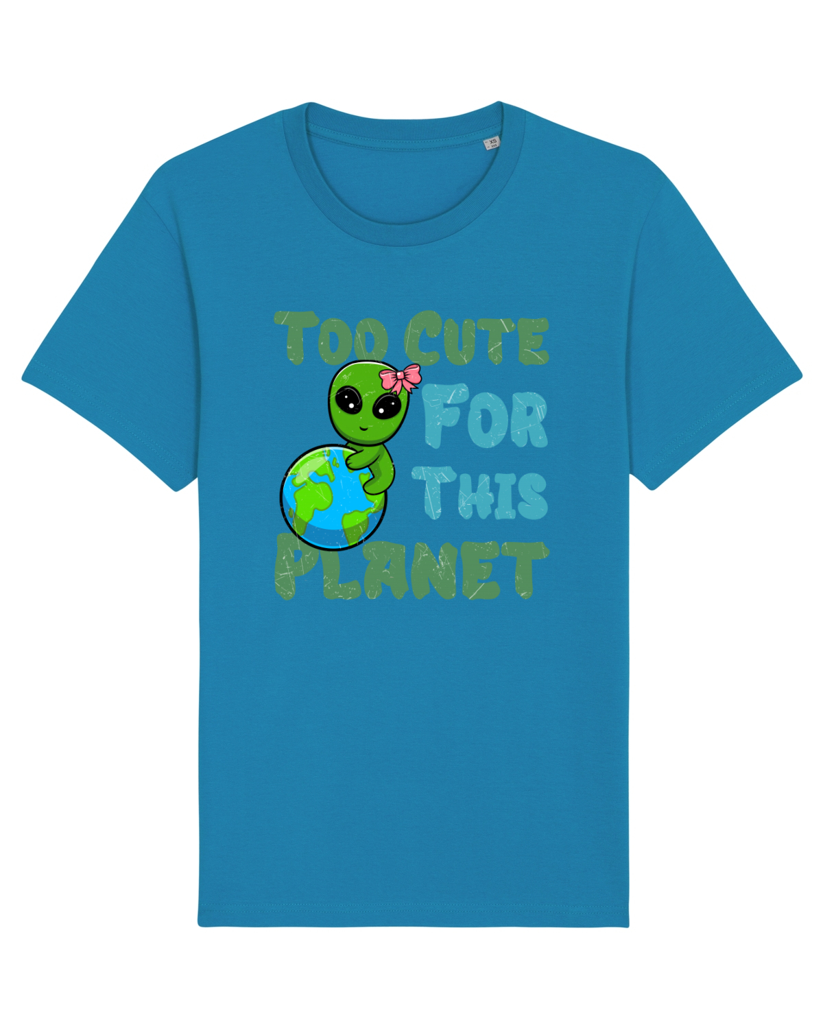 Tricou mânecă scurtă Unisex Rocker Azur