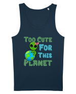 Too Cute For This Planet Ufo Alien Maiou Bărbat Runs