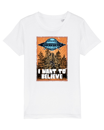 I Want To Believe Ufo Alien White