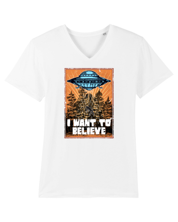 I Want To Believe Ufo Alien White