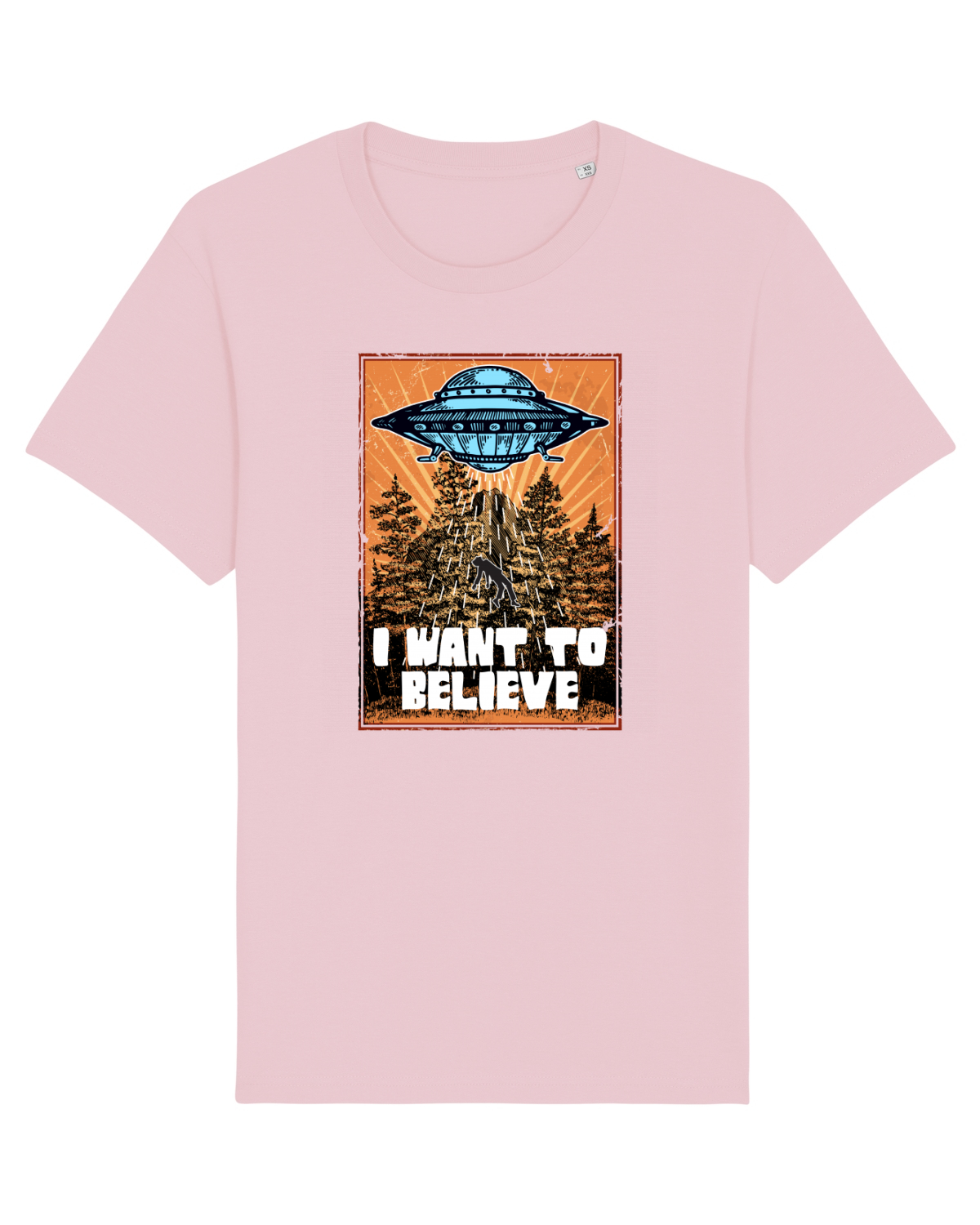 Tricou mânecă scurtă Unisex Rocker Cotton Pink