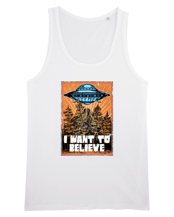 I Want To Believe Ufo Alien White