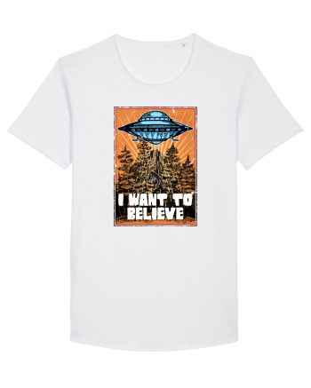 I Want To Believe Ufo Alien White