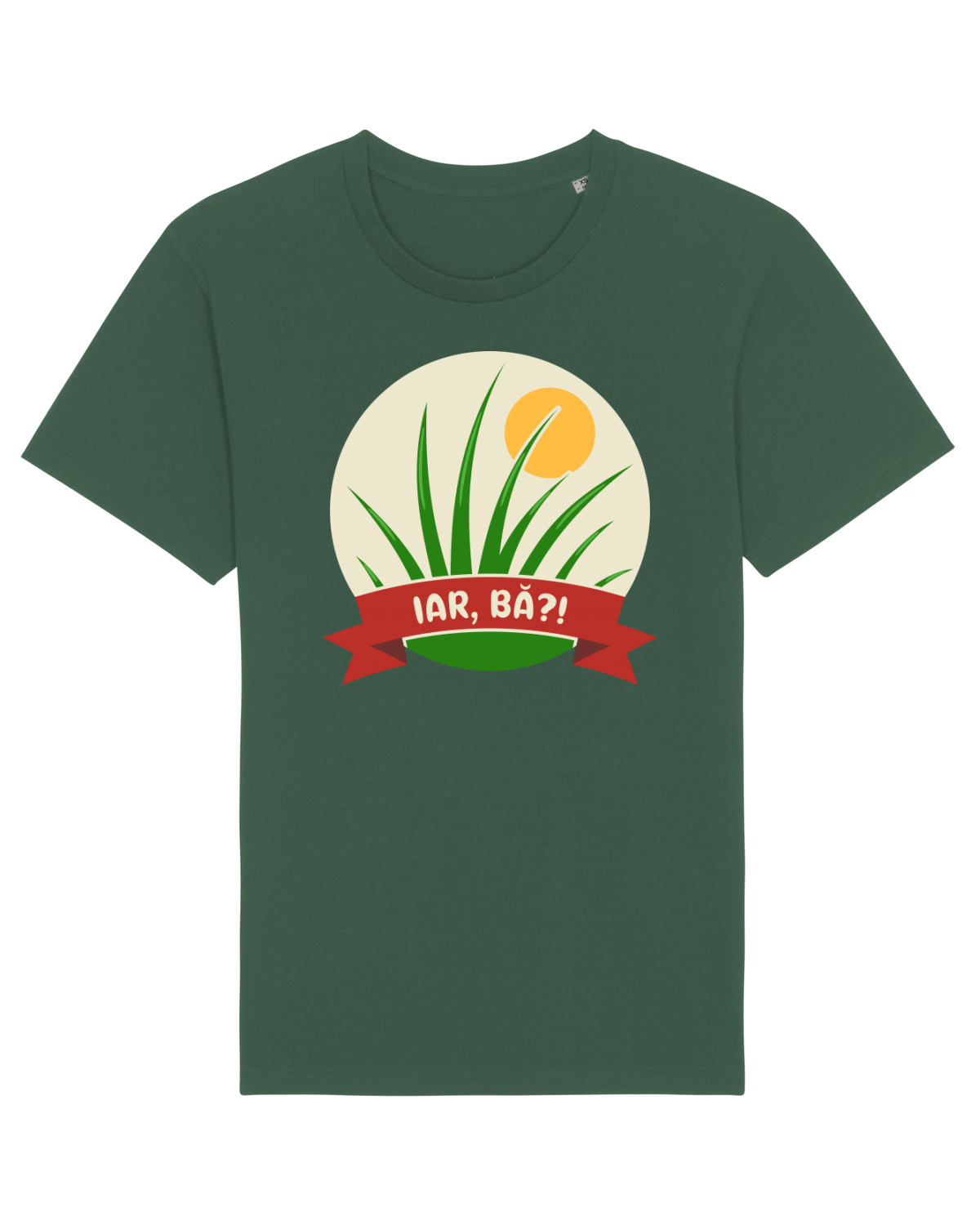 Tricou mânecă scurtă Unisex Rocker Bottle Green