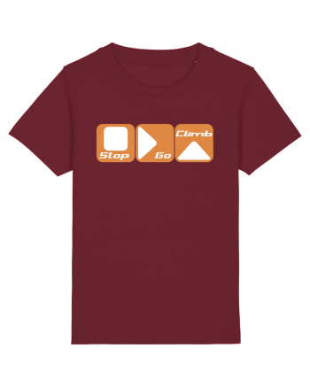 Stop Go Climb Burgundy
