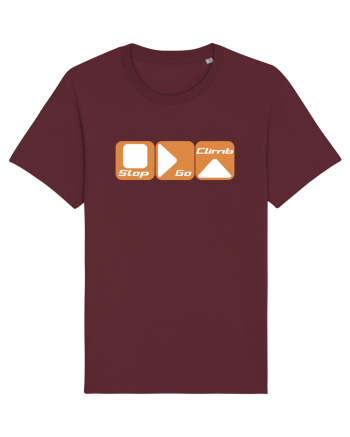 Stop Go Climb Burgundy