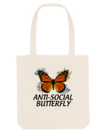 Anti-social Butterfly Sacoșă textilă