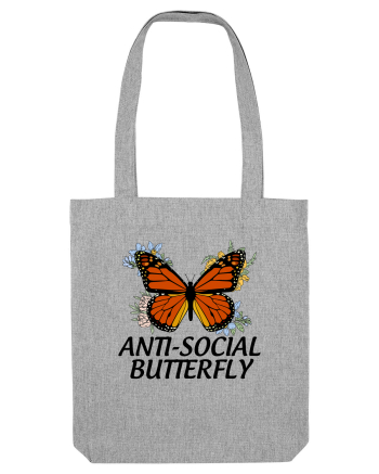 Anti-social Butterfly Heather Grey