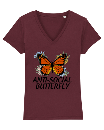 Anti-social Butterfly Burgundy
