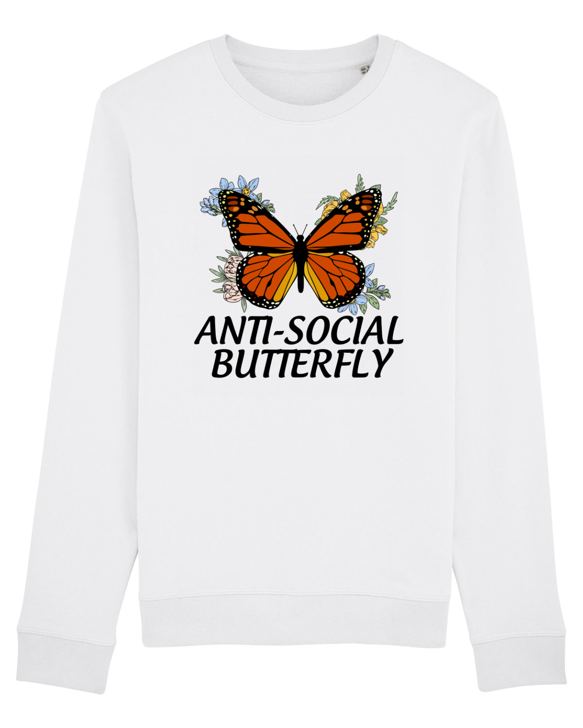 Bluză mânecă lungă Unisex Rise White