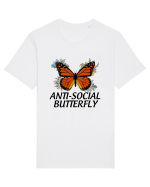 Anti-social Butterfly Tricou mânecă scurtă Unisex Rocker