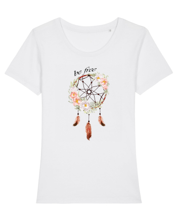 Be Free Dream Catcher White