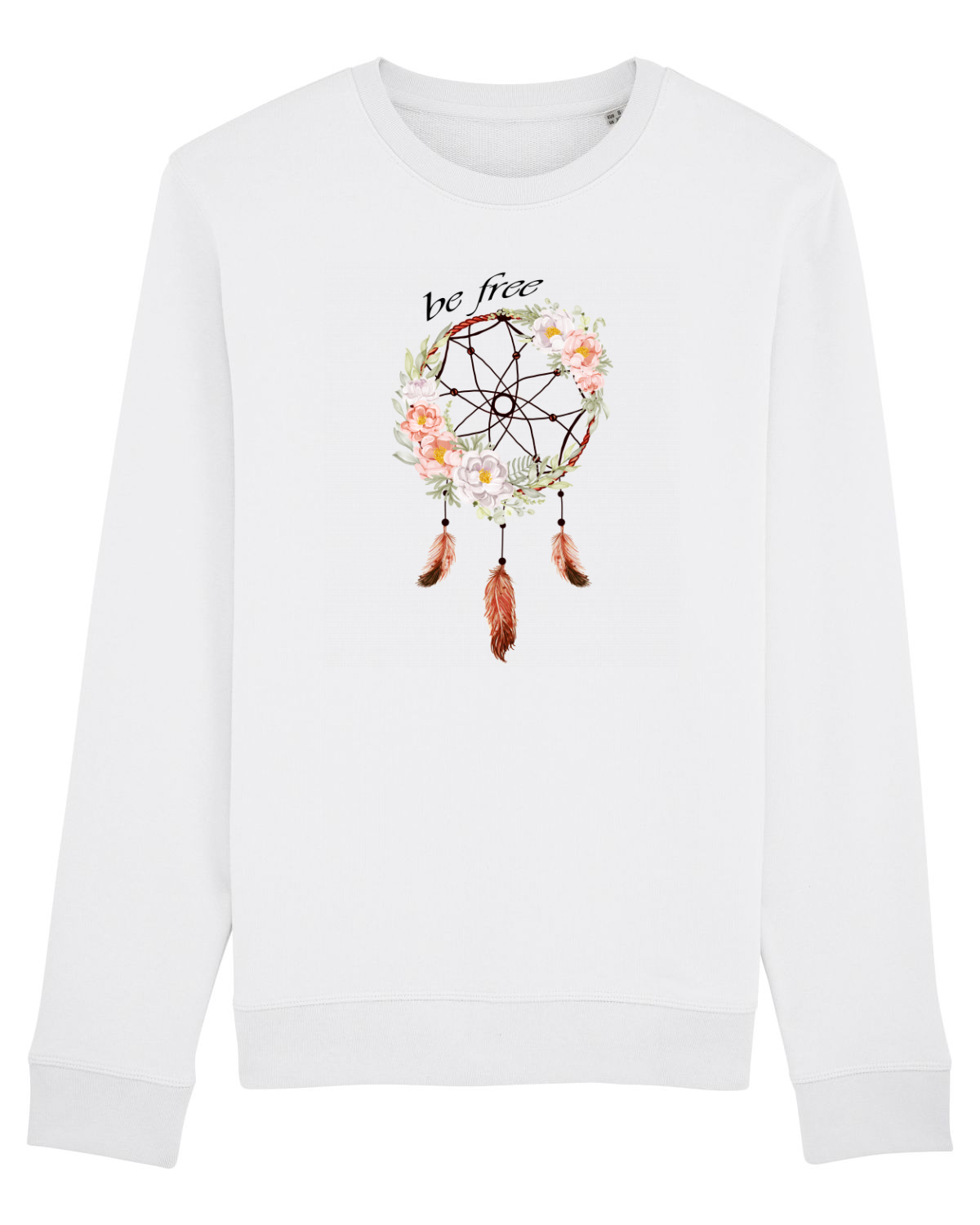 Bluză mânecă lungă Unisex Rise White
