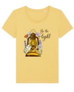 Be The Light Tricou mânecă scurtă guler larg fitted Damă Expresser