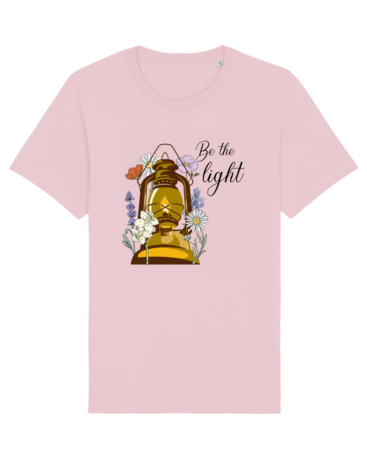 Tricou mânecă scurtă Unisex Rocker Cotton Pink