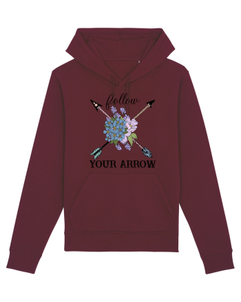 Follow Your Arrow Burgundy