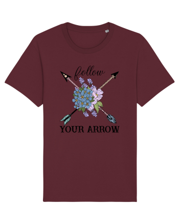 Follow Your Arrow Burgundy
