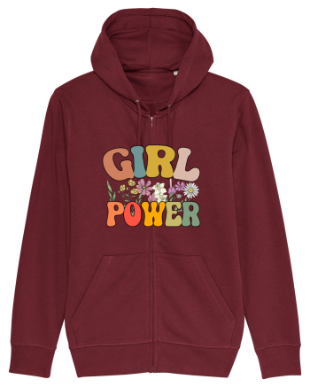 Girl Power Wildflowers Burgundy