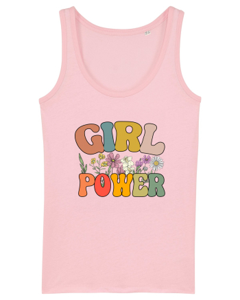 Girl Power Wildflowers Cotton Pink