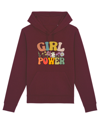 Girl Power Wildflowers Burgundy