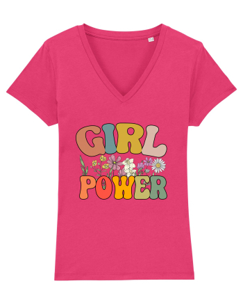 Girl Power Wildflowers Raspberry
