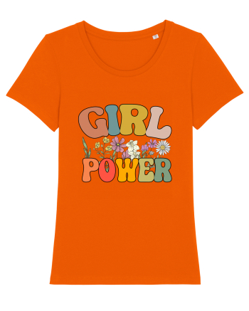 Girl Power Wildflowers Bright Orange
