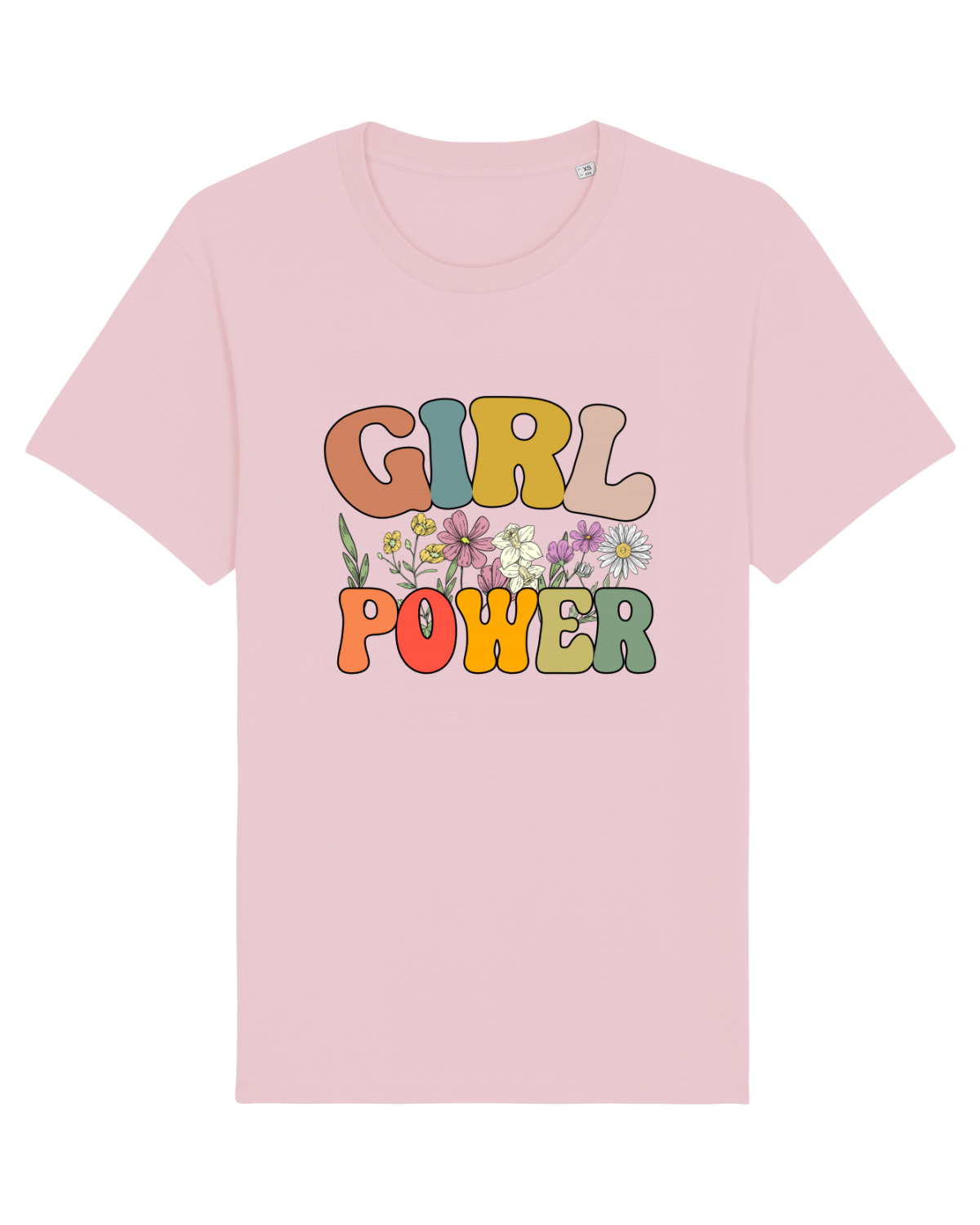 Tricou mânecă scurtă Unisex Rocker Cotton Pink