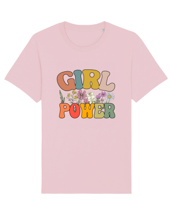 Girl Power Wildflowers Cotton Pink